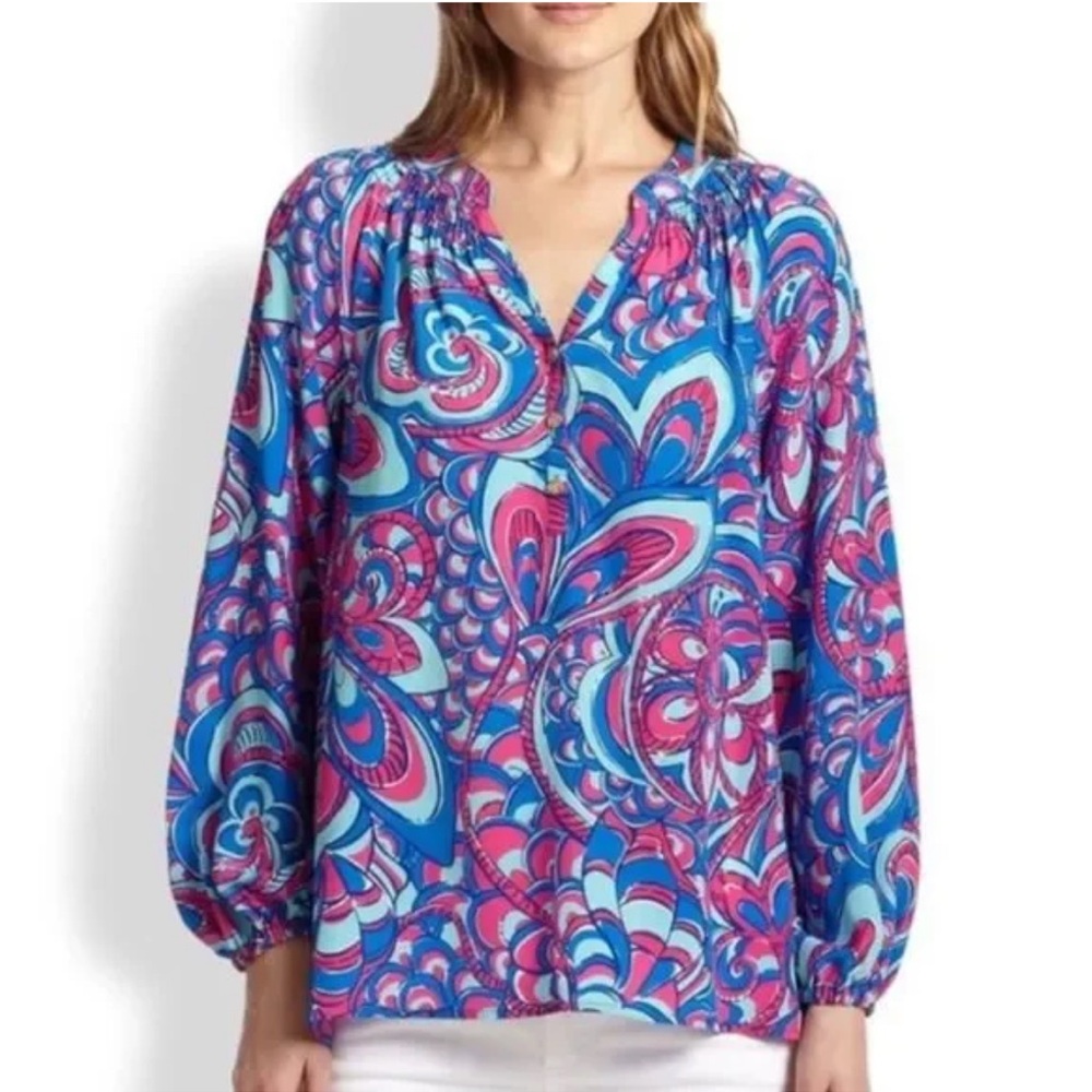 Lilly Pulitzer Elsa blouse size small